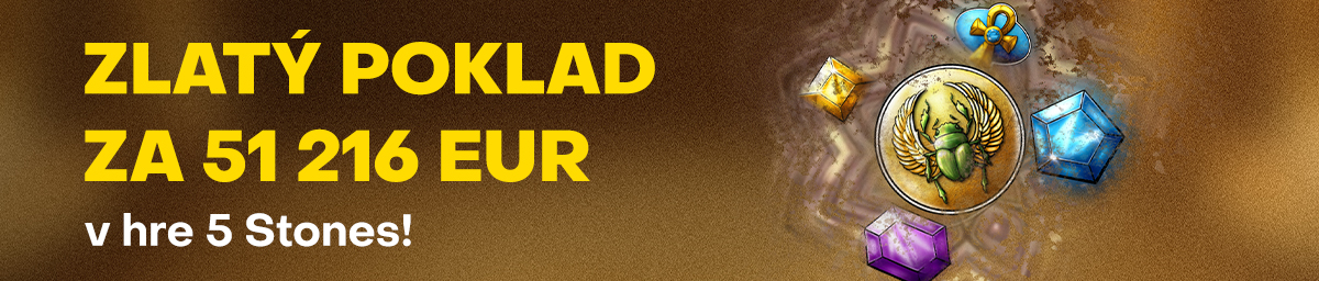 Padol jackpot 51 216 eur len za 10 centov!